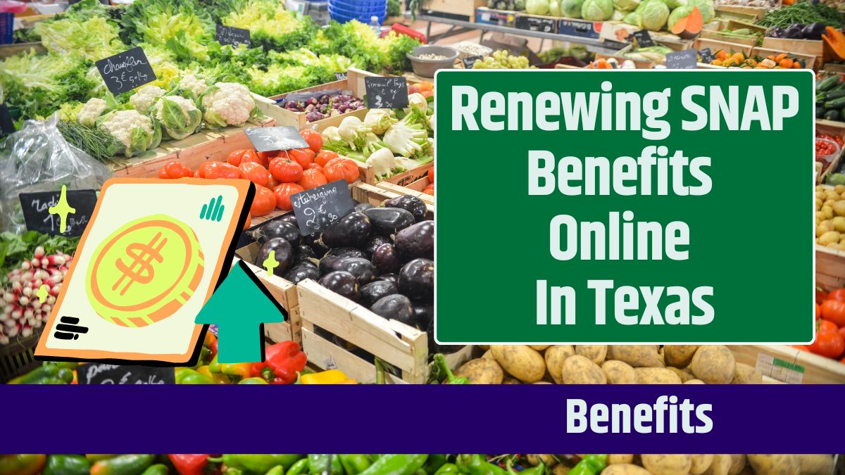 Renewing SNAP Benefits Online In Texas