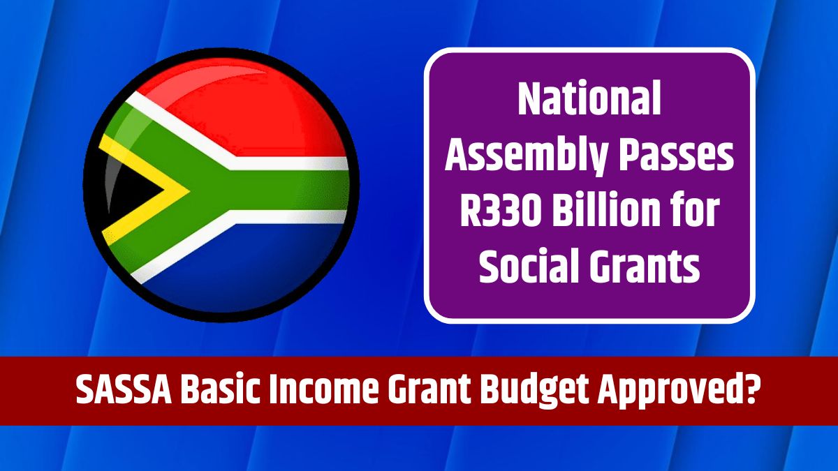 SASSA Basic Income Grant Budget Approved? National Assembly Passes R330 Billion for Social Grants