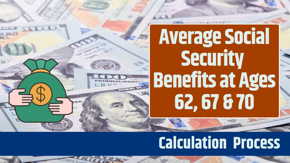 Average Social Security Benefits at Ages 62, 67 & 70