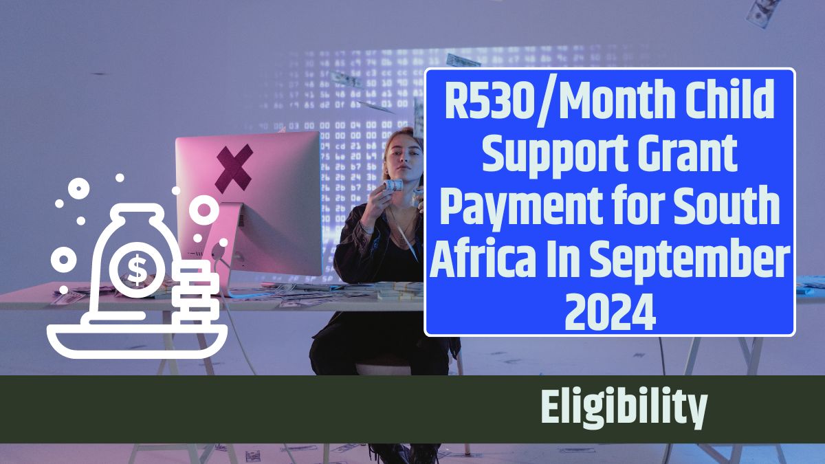 R530/Month Child Support Grant Payment for South Africa In September 2024